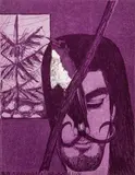 Wilson Sichelschwanz A.M. by Dorota Jurczak, 2004, etching, offered Feb 2021