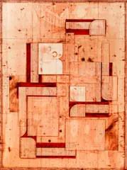 Michael Kessler, Jaggies, circa 2000, acrylic on canvas