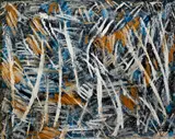 Untitled Abstract by Ta Dinh Khiem, 2006, acrylic on canvas, offered Feb 2021