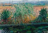 Antonio Pedone, Paisaje [Landscape], oil on artist's board, mid-20th century