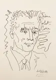 Frederic Joliot-Curie by Pablo Picasso, 1959, lithograph, offered Feb 2021