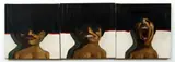 Three Heads Triptych by Bruce Samuelson, 1968, oil on canvas, offered Feb 2021