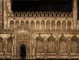 Valerie Thornton, Lavenham Church, etching and aquatint, pencil