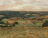 William Anderson Coffin, Stoystown Valley, PA (near Ligonier), 1909, oil on canvas