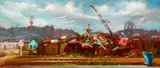Wedner Scrap Yard by Phillip Salvato, oil on board, offered Dec 2020