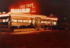 Tick Tock Diner by John Baeder, 1980, serigraph printed in colors on Somerset paper, offered Dec 2020