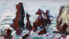 Jean Hélion, Cape Breton, Point Caron, 1958, oil on canvas