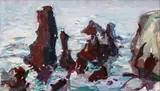 Jean Hélion, Cape Breton, Point Caron, 1958, oil on canvas