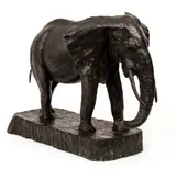 Enrique Jolly, (Mexican 1932 - 2000), Elephant, cast, bronze