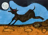 Perro Ladrandole a la Luna, 1988, (Pereda #333), (Dog Barking at the Moon) by Rufino Tamayo, lithograph printed in colors, offered Dec 2020