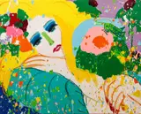 Walasse Ting, (Chinese 1928 - 2010), Want You, 1981, oil on canvas