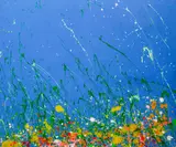 Walasse Ting, (Chinese 1928 - 2010), Hot Summer, 1974, oil on canvas