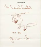 Jamie Wyeth, My Pig, pen and ink with wash on paper (Jamie Wyeth stationary)
