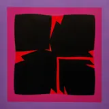 Jack Youngerman, Title: Untitled, Date: 1974, Medium:, serigraph printed in colors, Dimension:
