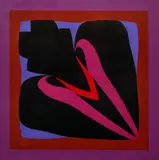 Jack Youngerman, Title: Untitled, Date: 1974, Medium:, serigraph printed in colors, Dimension: