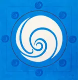 Jack Youngerman, Galaxy Blue from the Yantra Series