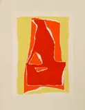 Adja Yunkers, A IV, 1972, serigraph printed in colors