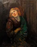 Harald Brun, The Sad Lady, undated, oil on canvas