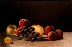 Barton S. Hays, Fruit Still Life, oil on canvas