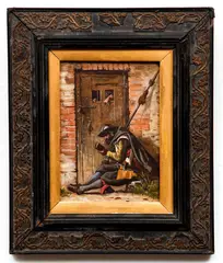 The Incorruptible by James, watercolor and gouache on laid paper, offered Oct 2020