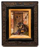 The Incorruptible by James, watercolor and gouache on laid paper, offered Oct 2020