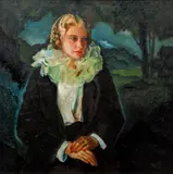 Title: Margo, Medium: by Milan Petrovits, oil on canvas, Dimensions:, offered Oct 2020