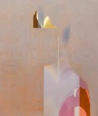 Blueground by Kathryn Baines, 2006, acrylic on birch plywood, offered Oct 2020