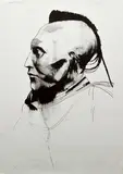 Leonard Baskin, White Horse, 1972, lithograph