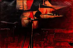 Víctor Chab, Untitled Abstract, 1964, oil on canvas