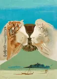 Salvador Dalí, The Chalice of Love, 1976, color litho on heavy wove paper, signed lower right and E.A. lower left in, pencil