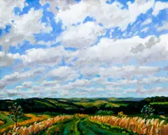 Westwind by Charles Bud Gibbons, 1980, acrylic on canvas, offered Oct 2020