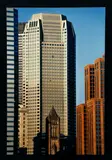 Clyde Hare, One Mellon with Courthouse Tower, color, photograph
