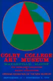 Robert Indiana, Colby College Art Museum by Robert Indiana, 1973, serigraph printed in colors,. Paper size is