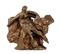 Leda and The Swan, 1962, cast by Reuben Nakian, bronze, offered Oct 2020