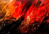 Larissa Osby, Tierra del Fuego, oil on canvas