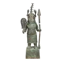Untitled by Benin, bronze warrior, offered Dec 2025