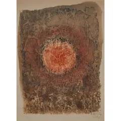 "Louvre," by Mark Tobey, 1961, lithograph, [approximate dimensions -, offered Nov 2025
