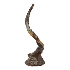 Highway 280 by Louis O Pearson, 1980, bronze, [approximate dimensions: 17 1/4" H x 7" W x 7" D], offered Dec 2025