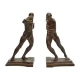 Harriet Whitney Frishmuth, Pushing Men, 1912, pair of