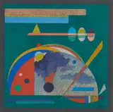 Mihail Chemiakin, Transformation After Kandinsky (2) #24, 1981, gouache, watercolor, and ink on paper, [approximate dimensions -