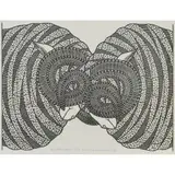 Jacques Hnizdovsky, "Two Rams,", 1969, woodcut, [approximate dimensions -