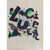 "Lucifer," by Joan Miró, 1975, lithograph in colors on wove paper, [approximate dimensions -, offered Dec 2025