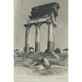 Richard Müller, "Agrigento-Tempio di Castore e Polluce,", 1928, graphite on paper, [approximate dimensions -