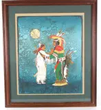 Kevin Red Star, Untitled, Original Serigraph