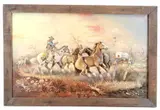 This is an original by J.A. Kirkpatrick, oil on canvas painting, offered Aug 2022