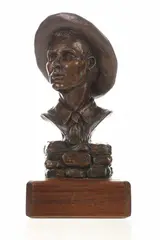 Richard Myer, E.E. Heikka Bust,, bronze c. 1955
