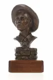 E.E. Heikka Bust, by Richard Myer, bronze c. 1955, offered Aug 2022