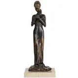 Verbania, 1866 - 1938 / Ragazza con treccia / Firmato P Troubetzkoy sulla base by Paolo Troubetzkoy, bronze, offered Mar 2024