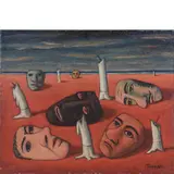 Fiorenzo Tomea, Zoppe' Di Cadore 1910 - Milano 1960 / Candele e maschere