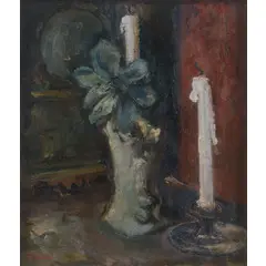 Fiorenzo Tomea, Zoppe' Di Cadore 1910 - Milano 1960 / Senza titolo, oil on cardboard